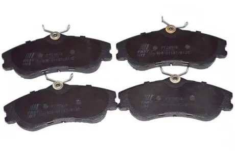 Комплект тормозных колодок, дисковый тормоз Fast FT29516