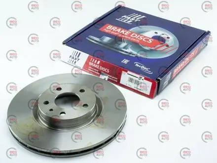 Диск гальмівний передній вентильований лівий правий ALFA ROMEO GT 03-10,147 00-04,156 97-05,164 87-97,GTV 94-05,147 (937) 01-10,156 Fast FT31020