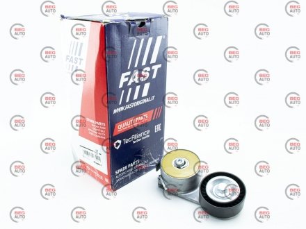 Натяжитель поликлинового ремня 1.4 8V ft Fiat Doblo 00-09, Grande Punto 05-18 Fast FT44511 (фото 1)