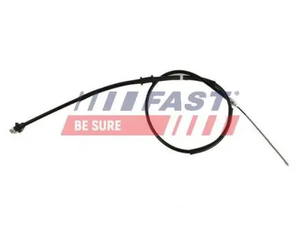 Трос тормозной fiat fiorino 07> зад лв барабан тормозной 1662/1407 mm Fast FT69006