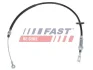 Трос стояночного тормоза передний Citroen Jumper 02-06, Fiat Ducato 02-06, Peugeot Boxer 02-06 Fast FT69175 (фото 1)