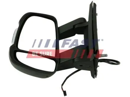 Дзеркало середнє ліве електр. fiat ducato (06-)(14-) з підігрівом 8-pin Fast FT88270
