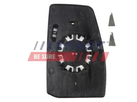 Стекло зеркала левое верхнее ford transit custom (12-) с подогревом Fast FT88579