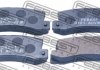 Комплект гальмівних колодок, дискове гальмо FEBEST 0101-ACV35R (фото 1)