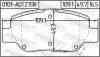 Комплект тормозных колодок, дисковый тормоз FEBEST 0101-ADT270R (фото 2)