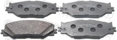 Комплект тормозных колодок, дисковый тормоз FEBEST 0101-GSE20F