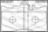 Комплект тормозных колодок, дисковый тормоз FEBEST 0101-UCF30F (фото 2)