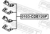 Монтажний комплект для дискових колодок FEBEST 0103-CDE120F (фото 2)