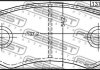 Комплект тормозных колодок, дисковый тормоз FEBEST 0201-P11F (фото 2)