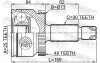 Шрус зовнішній 25x72x30 (hyundai ix35/tucson 2015-2018) FEBEST 1210-IX35D7A48 (фото 2)