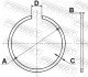 Кільце стопорне (5 шт в упаковці) FEBEST CC-2-27X2-PCS5 (фото 2)