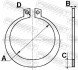 Кільце стопорне (5 шт в упаковці) FEBEST CC-4-34X2-PCS5 (фото 2)