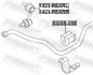 Втулка заднього стабілізатора d155 FEBEST SGSB-008 (фото 2)