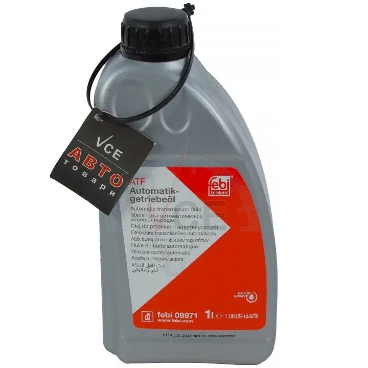 Масло трансмиссионное ATF Dexron II D 1л FEBI BILSTEIN 08971 (фото 1)
