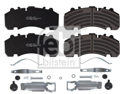 Дисковые тормозные колодки, комплект (с рмк), bpw, 29307 wva FEBI BILSTEIN 16606