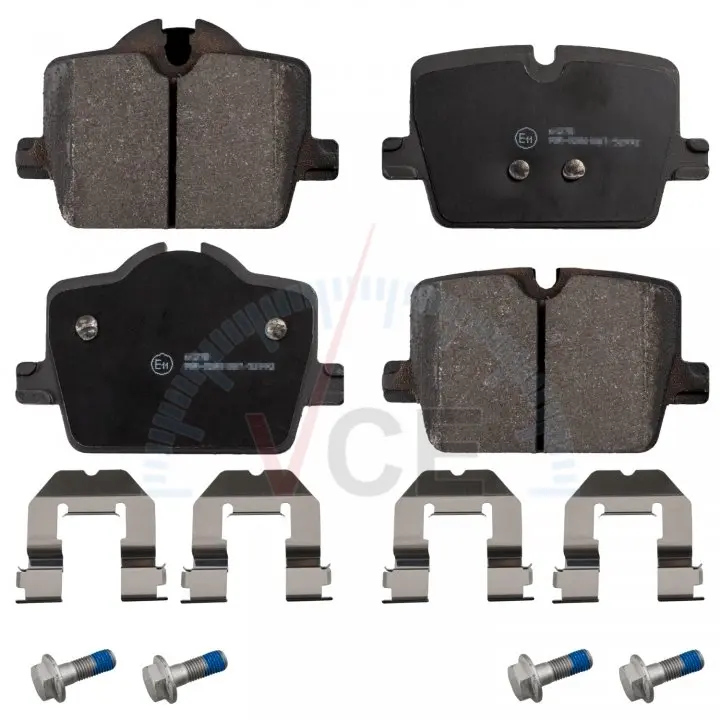 Комплект тормозных колодок задней, BMW 2 (G42, G87), 3 (G20, G80, G28), 3 (G21), 3 (G21, G81), 4 (G22, G82), 4 (G23, G83), Z4 (G29)-3D. 11.18- FEBI BILSTEIN 173772 (фото 1)