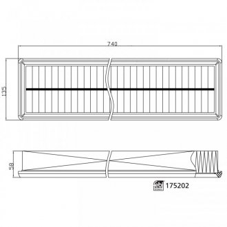 Повітряний фільтр FEBI BILSTEIN 175202