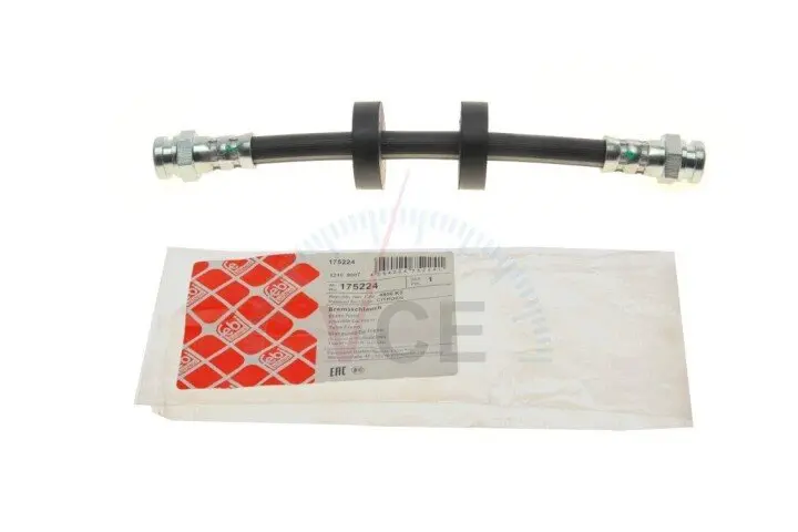 Шланг гальмівний (задній) citroen nemo 1.3/1.4hdi 06- FEBI BILSTEIN 175224 (фото 1)