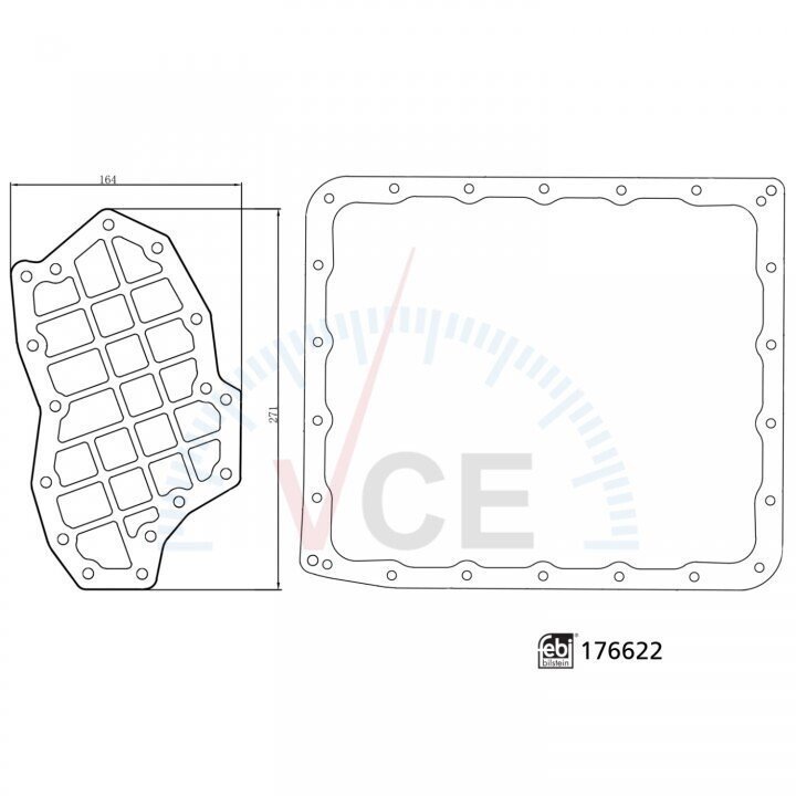 Фильтр к-т акпп hyundai/kia/nissan h-1/sorento/pathfinder "05>> FEBI BILSTEIN 176622 (фото 1)