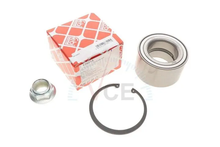 Подшипник ступицы (передней) renault master 98-/fiat ducato 02-(к-кт) FEBI BILSTEIN 178014 (фото 1)