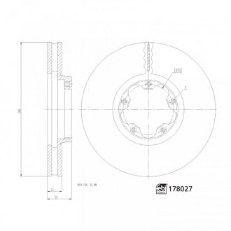 Автозапчастина FEBI BILSTEIN 178027