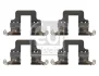 Монтажный набор тормозных колодок AUDI A4 ALLROAD B8, A4 B8, A5, A6 C7, A7, Q5 1.8-4.0 06.07-09.18 FEBI BILSTEIN 181484 (фото 1)