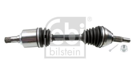 Полуось (передняя) (L) Renault Koleos 2.0 dCi 4x4 08- (29x29z/613mm) FEBI BILSTEIN 182958