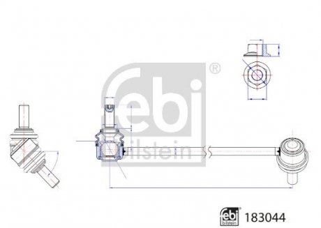 Стійки стабілізатора FEBI BILSTEIN 183044 (фото 1)