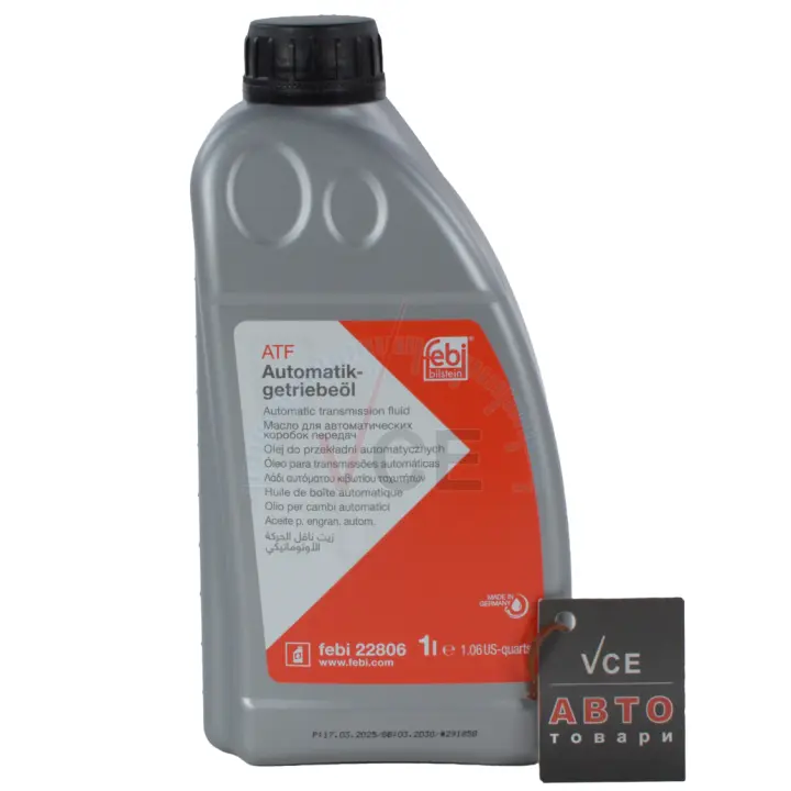 Масло трансмиссионное Dexron III G/H 1л. FEBI BILSTEIN 22806 (фото 1)