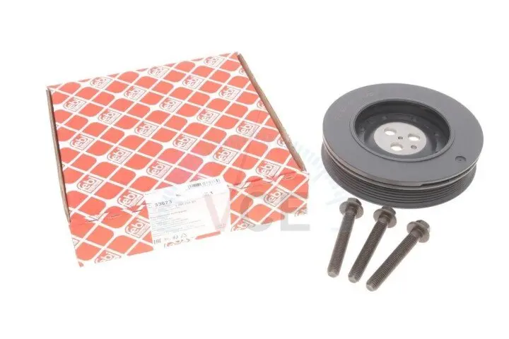 Шків коленвала (з болтами) (6pk) ford mondeo transit 2.0/2.2 di/tddi/tdci 00-07 FEBI BILSTEIN 33673 (фото 1)