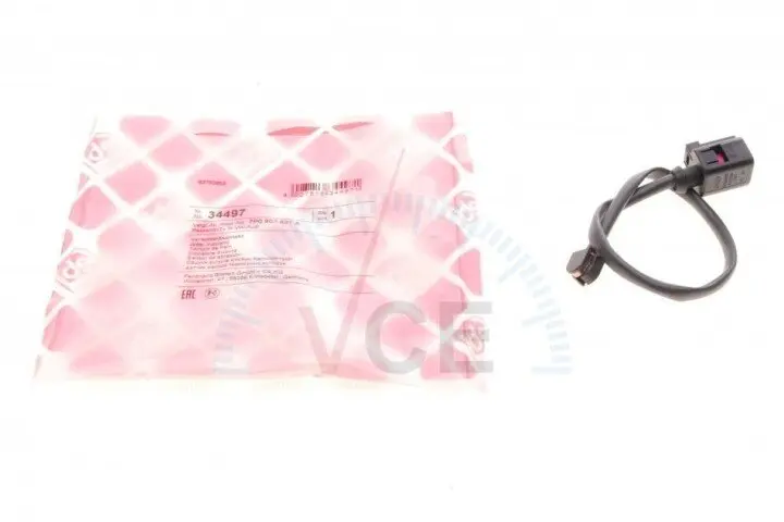 Фото 1 - Датчик износа тормозных колодок (передних) porsche cayenne/vw touareg 10- (к-кт 2шт)) FEBI BILSTEIN 34497 Датчик износа тормозных колодок (передних) porsche cayenne/vw touareg 10- (к-кт 2шт)) FEBI BILSTEIN 34497 (фото 1)