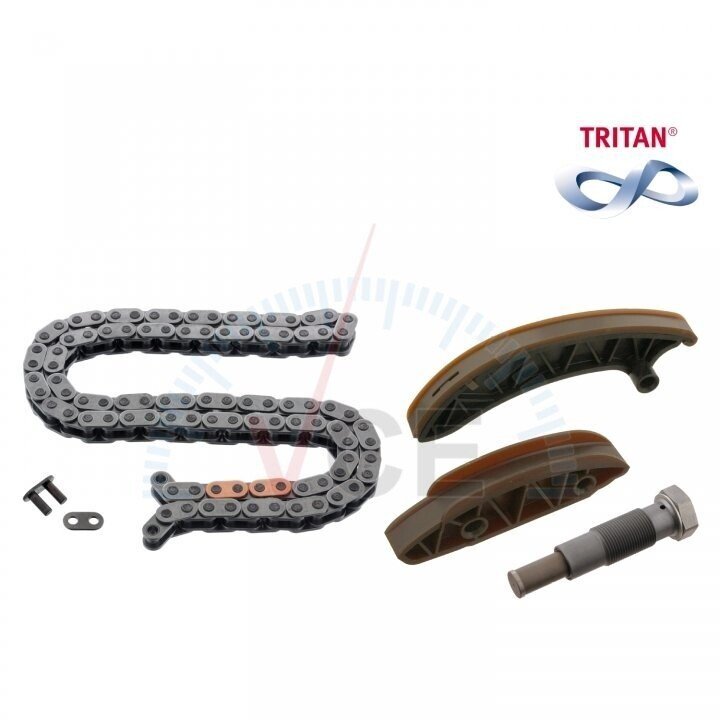 Кол-т привода грм mercedes "om651" (->30953266" 4 in1) "10>> tritan® + замок FEBI BILSTEIN 49210 (фото 1)