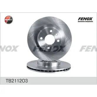 Тормозные диски ваз FENOX TB 2112 O3