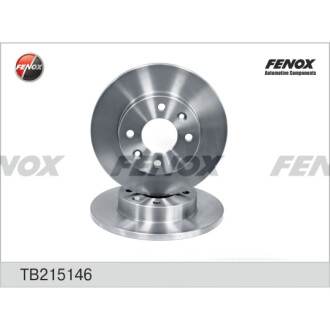 Гальмівні диски logan 1.4-1.5 без abs FENOX TB 215146