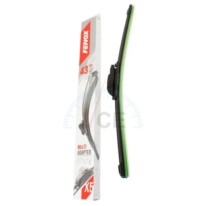Щетка стеклоочистителя 430 мм-17&quot; бескаркасная 5 в 1 FENOX WB43200 (фото 1)