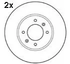 Тормозной диск FERODO DDF055