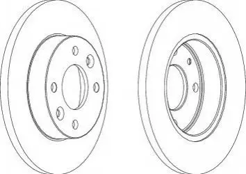 Тормозной диск FERODO DDF055C