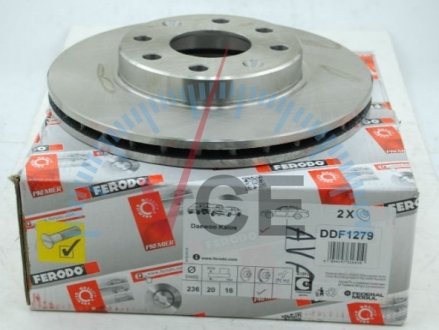 Гальмівний диск FERODO DDF1279