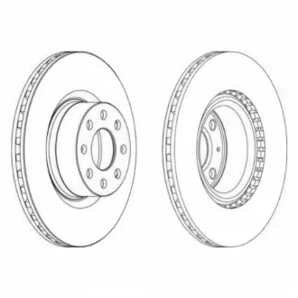 Гальмівний диск FERODO DDF1298