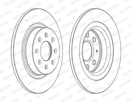 Диск гальмівний FERODO DDF1299C