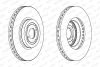 Тормозной диск FERODO DDF1461C (фото 1)
