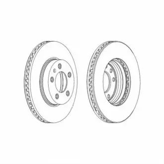 Тормозной диск FERODO DDF1591LC-1