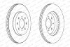 Тормозной диск FERODO DDF1610C (фото 2)