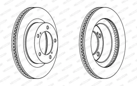 Тормозной диск FERODO DDF1798C-1