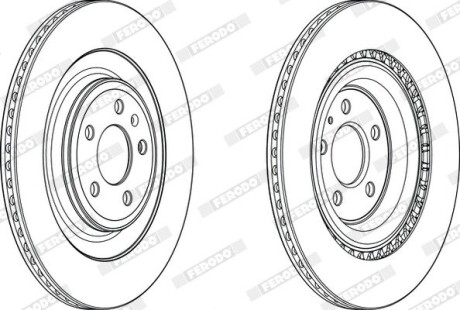 Гальмівний диск FERODO DDF1990C