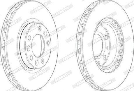 Тормозной диск FERODO DDF2401C-1