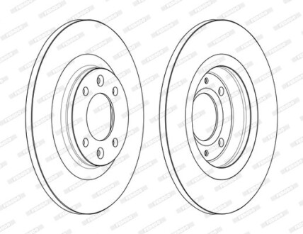 Гальмівний диск FERODO DDF2511C