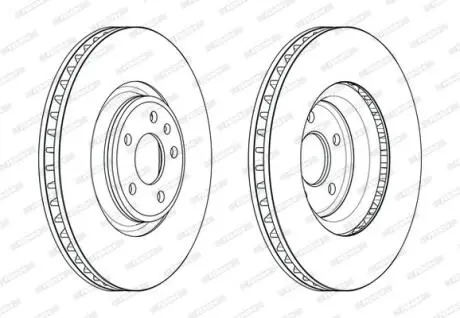 Тормозной диск FERODO DDF2598C-1