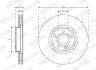Тормозной диск FERODO DDF3109C-1 (фото 1)