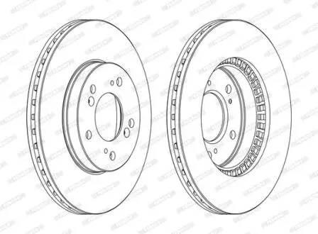 Тормозной диск FERODO DDF829C
